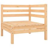 11 Piece Garden Lounge Set Solid Pinewood
