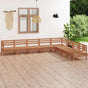 8 Piece Garden Lounge Set Solid Wood Pine Honey Brown