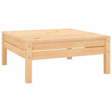 10 Piece Garden Lounge Set Solid Pinewood