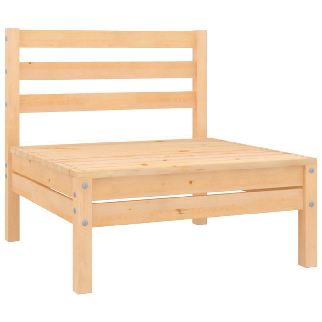 11 Piece Garden Lounge Set Solid Pinewood