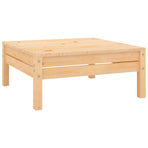 10 Piece Garden Lounge Set Solid Pinewood