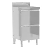 Commercial Kitchen Cabinets 3 pcs Stainless Steel - Top-Down View