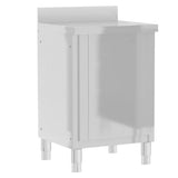 Commercial Kitchen Cabinets 3 pcs Stainless Steel - Rear View