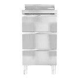 Commercial Kitchen Cabinets 2 pcs Stainless Steel - Side View