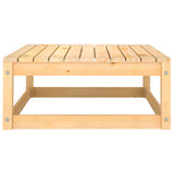 7 Piece Garden Lounge Set with Cushions Solid Pinewood - Close-Up Angle