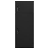 Saddle Cabinet Black 53x53x140 cm Steel