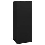 Saddle Cabinet Black 53x53x140 cm Steel - Top-Down View