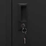 Saddle Cabinet Anthracite 53x53x140 cm Steel - Low Angle