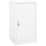 Saddle Cabinet White 53x53x105 cm Steel
