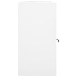 Saddle Cabinet White 53x53x105 cm Steel