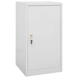 Saddle Cabinet Light Grey 53x53x105 cm Steel