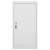 Saddle Cabinet Light Grey 53x53x105 cm Steel - Front View