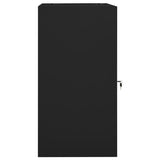 Saddle Cabinet Black 53x53x105 cm Steel