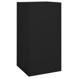 Saddle Cabinet Black 53x53x105 cm Steel - Top-Down View