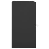 Saddle Cabinet Anthracite 53x53x105 cm Steel - Side View