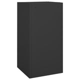 Saddle Cabinet Anthracite 53x53x105 cm Steel - Top-Down View