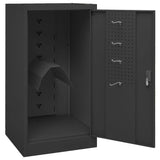 Saddle Cabinet Anthracite 53x53x105 cm Steel - 45-Degree Angle