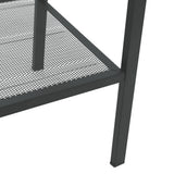 Ladder Bookcase 4 Tiers Metal Anthracite - 45-Degree Angle