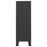 Industrial Wardrobe Anthracite 67x35x107 cm Steel