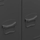 Industrial Wardrobe Anthracite 67x35x107 cm Steel - Extra Image