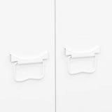 Industrial Wardrobe White 90x50x180 cm Metal