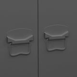 Industrial Wardrobe Anthracite 90x50x180 cm Metal - Extra Image