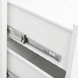Industrial Drawer Cabinet White 78x40x93 cm Metal - Extra Image