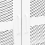 Industrial Storage Chest White 70x40x115 cm Metal