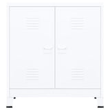 Industrial Storage Chest White 90x40x100 cm Steel