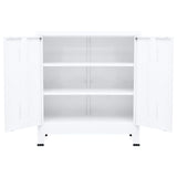 Industrial Storage Chest White 90x40x100 cm Steel