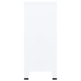 Industrial Storage Chest White 90x40x100 cm Steel