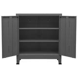 Industrial Storage Chest Anthracite 90x40x100 cm Steel - Top-Down View