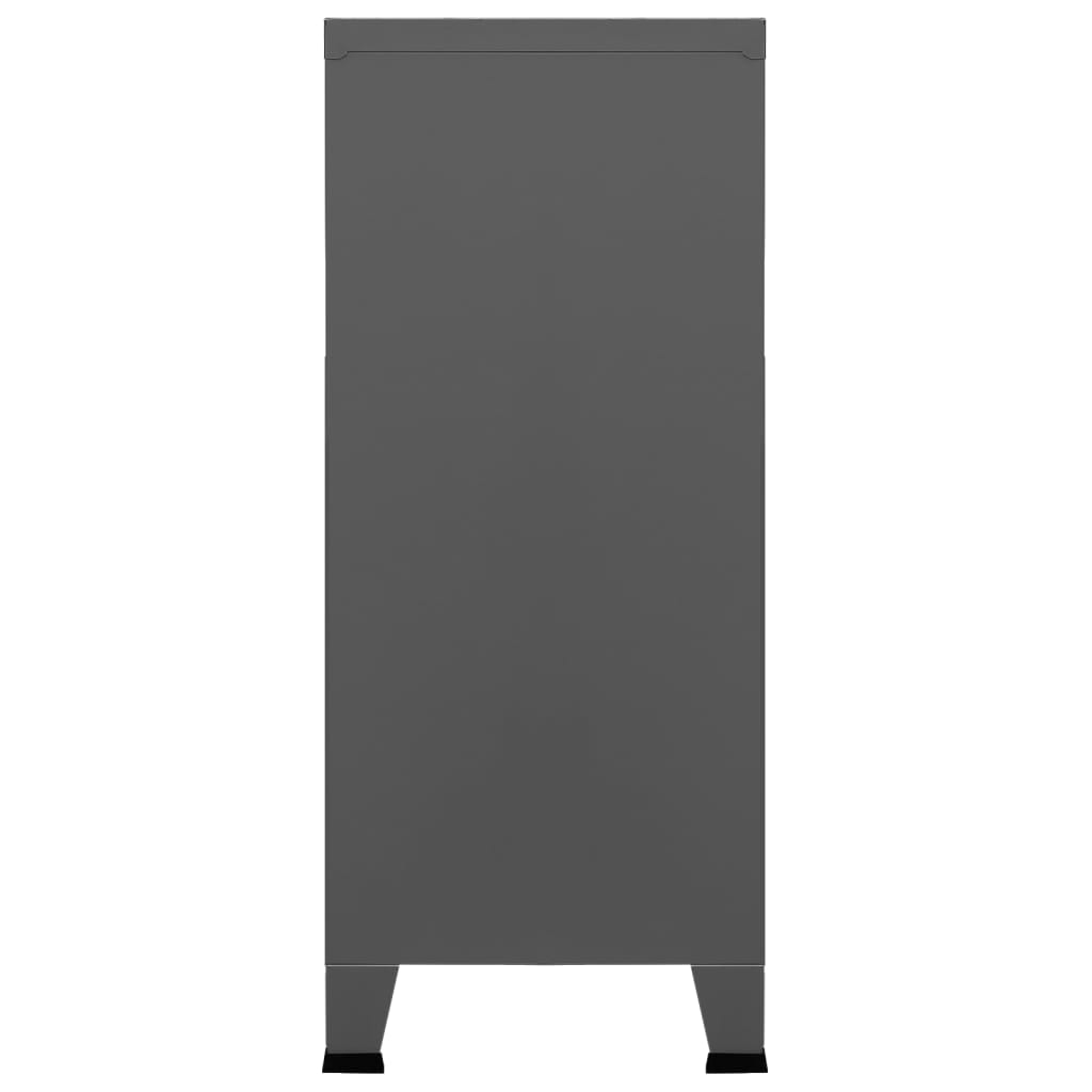 Industrial Storage Chest Anthracite 90x40x100 cm Steel
