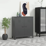 Industrial Storage Chest Anthracite 90x40x100 cm Steel
