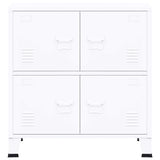 Industrial Storage Chest White 75x40x80 cm Steel