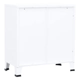 Industrial Storage Chest White 75x40x80 cm Steel