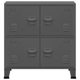 Industrial Storage Chest Anthracite 75x40x80 cm Steel