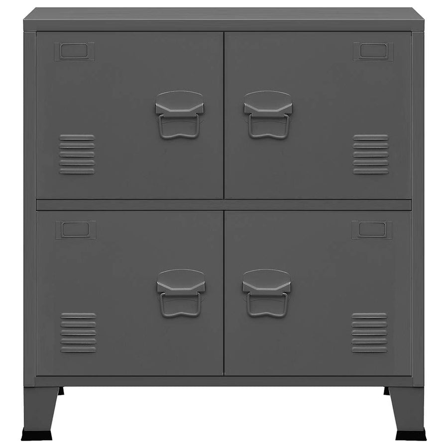 Industrial Storage Chest Anthracite 75x40x80 cm Steel