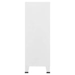 Industrial Storage Chest White 75x40x115 cm Metal