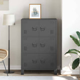 Industrial Storage Chest Anthracite 75x40x115 cm Metal
