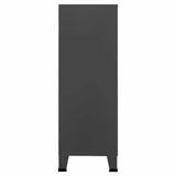 Industrial Storage Chest Anthracite 75x40x115 cm Metal