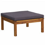 10 Piece Garden Lounge Set with Cushion Solid Acacia Wood