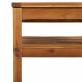 7 Piece Garden Lounge Set with Cushion Solid Acacia Wood - Close-Up Angle