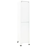 Locker Cabinet White 38x45x180 cm Steel - 45-Degree Angle
