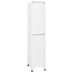 Locker Cabinet White 38x45x180 cm Steel