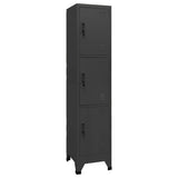 Locker Cabinet Anthracite 38x45x180 cm Steel
