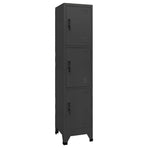 Locker Cabinet Anthracite 38x45x180 cm Steel