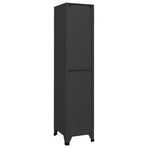 Locker Cabinet Anthracite 38x45x180 cm Steel