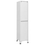 Locker Cabinet Light Grey 38x40x180 cm Steel