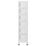 Locker Cabinet Light Grey 38x40x180 cm Steel